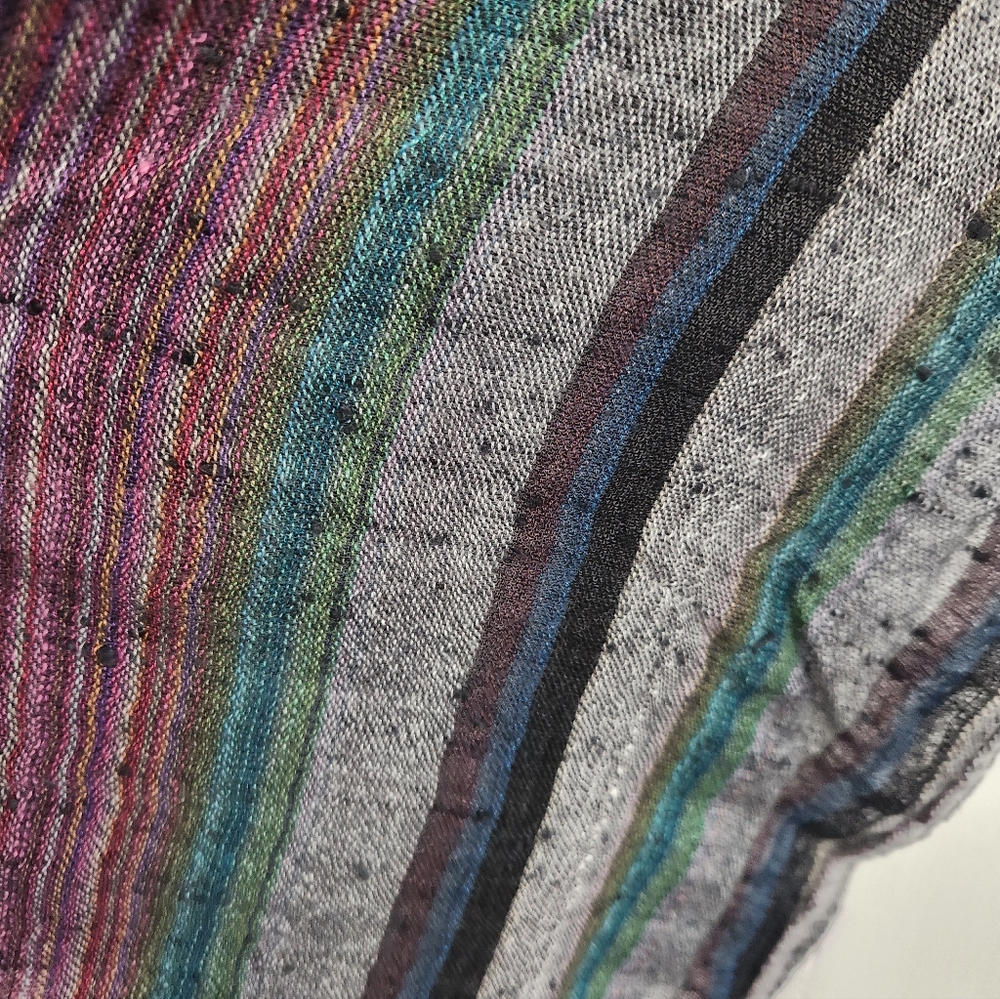 Multicolor Striped Scarf - Picture 4 of 4